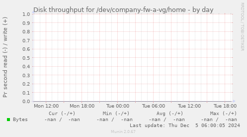 Disk throughput for /dev/company-fw-a-vg/home