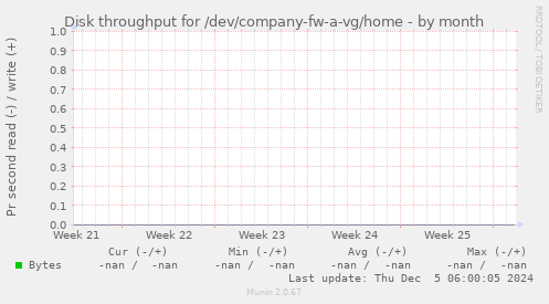 Disk throughput for /dev/company-fw-a-vg/home